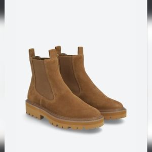 Dolce vita Moana suede booties - brown